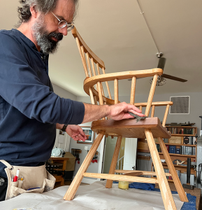 Comb-back Stick Chair with Christopher Schwarz. One of London IWF Speakers.
